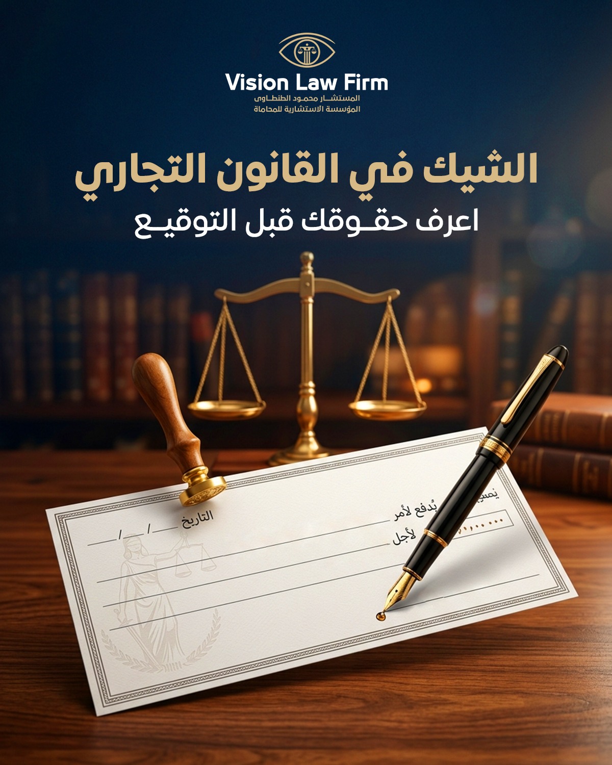 الشيك في القانون التجاري